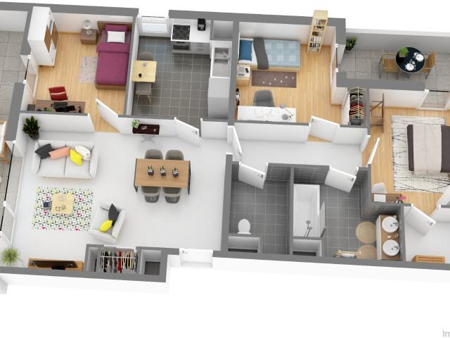 Location Appartement Rue du Docteur Madeleine Brès, Toulouse