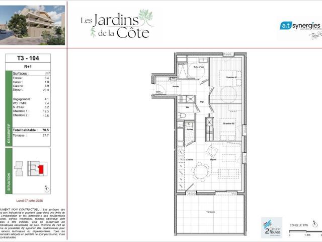 Location Appartement Rue du Minigolf, La Chapelle sur Coise