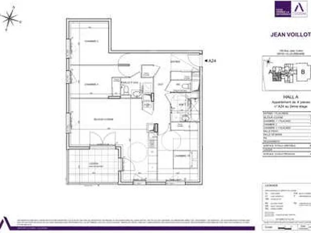 Location Appartement Rue Jean Voillot, Villeurbanne