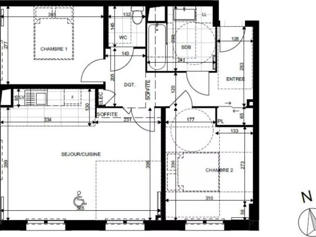 Location Appartement Rue Olivier Métra, Le Blanc Mesnil