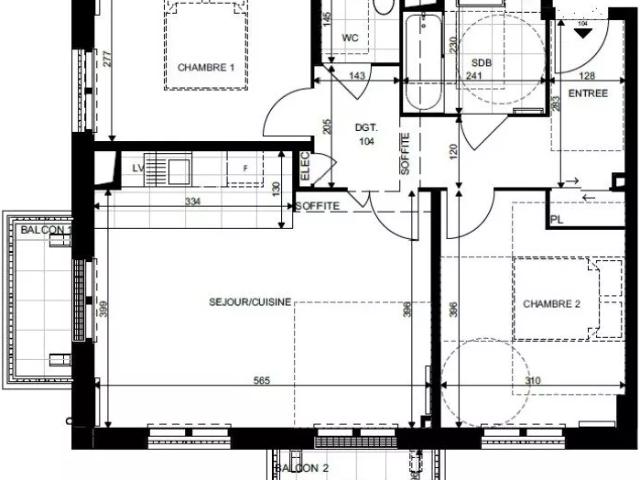 Location Appartement Rue Olivier Métra, Le Blanc Mesnil