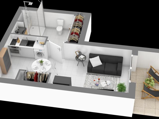 Location Appartement Rue Patrice Lumumba, Montpellier
