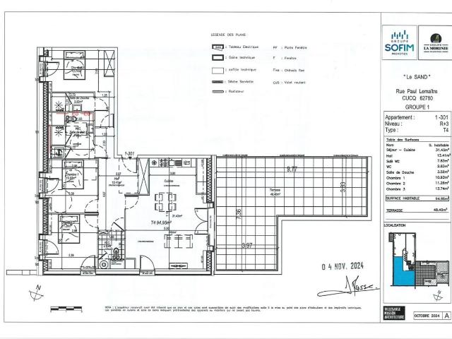 Location Appartement Rue Paul Lemaître, Cucq