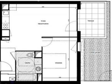 location appartement saint fons 2 pièces 43 m2 rhone 69190 608 € / mois