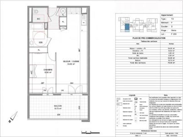 location appartement saint raphael 2 pièces 54 m2 var 83700 945 € / mois