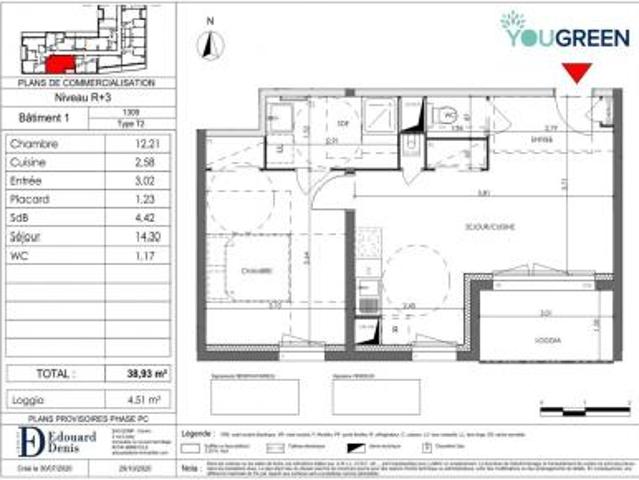 location appartement saran 2 pièces 38 m2 loiret 45770 584 € / mois