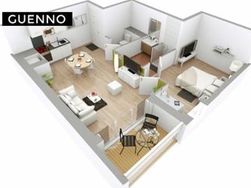 Location Appartement Square Étienne Huard, Rennes