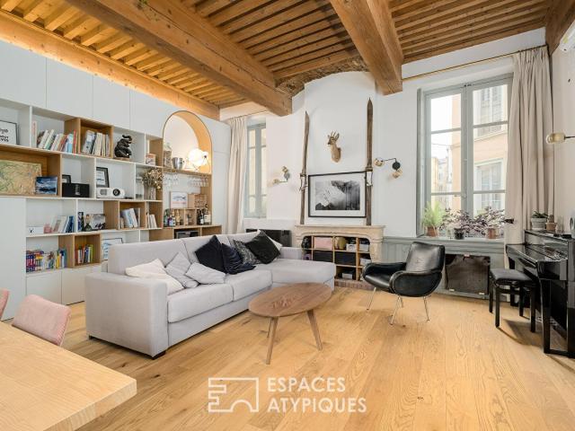 Location Canut rénové dans un ancien monastère à LYON 82.46 m2 Espaces Atypiques LYON