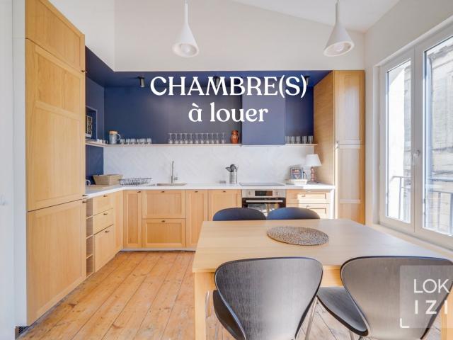 Location chambre meublée 23m² coliving Bordeaux Bastide
