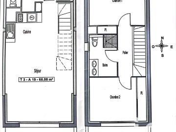 Location Duplex 3 pièces