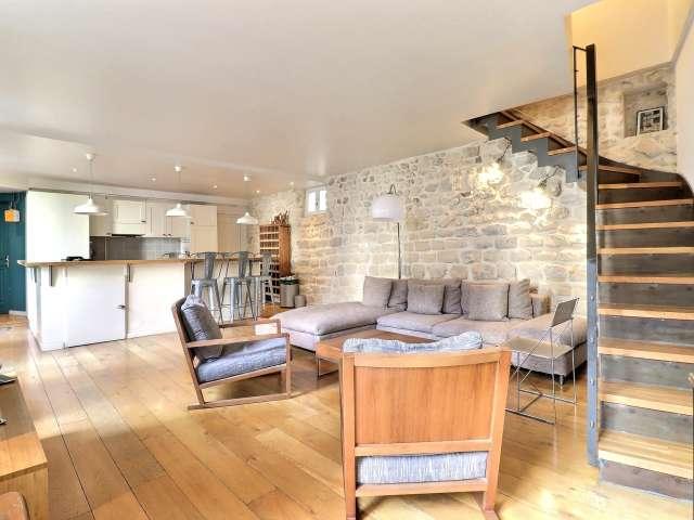 Location Duplex meublé 2 chambres 89m² Gare de l'Est / Gare du Nord Paris