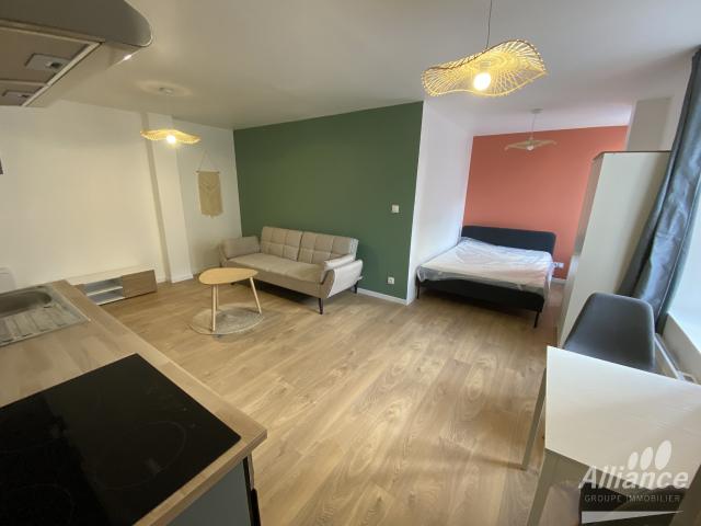 Location Grand studio meublé NEUF au centre de Beaucourt | Alliance Groupe Immobilier