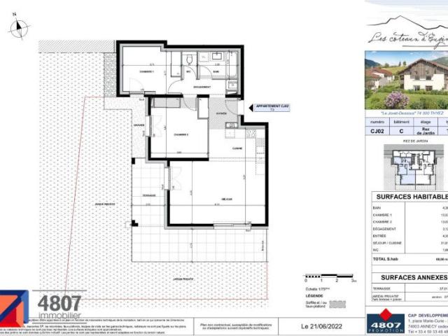 Location House Route du Jovet, Thyez