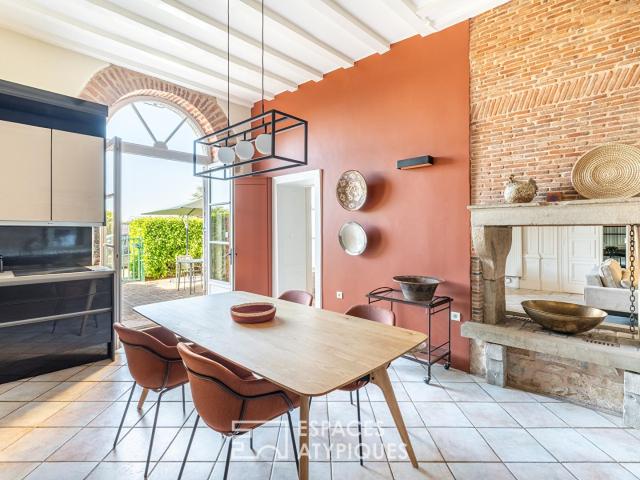 Location Location Meublée d'Exception: Appartement de Prestige en rez de jardin au coeur d'une bâtisse en Pierres Dorées à ARNAS 111 m2 Espaces Atypiques Villefranche – Beaujolais