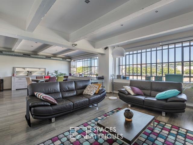 Location Loft dans une ancienne biscuiterie à LYON 125 m2 Espaces Atypiques Lyon