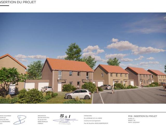 Location maison 3 pièces KINGERSHEIM 69m² à 829.11€/mois CDC Habitat