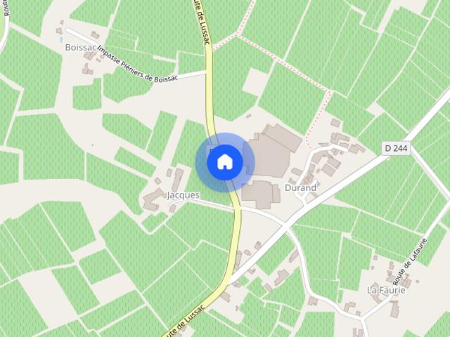 Location Maison 2 pièces 45m² LUSSAC 33570
