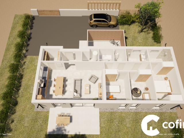 Location Maison 4 pièces 104m² THEZE 64450