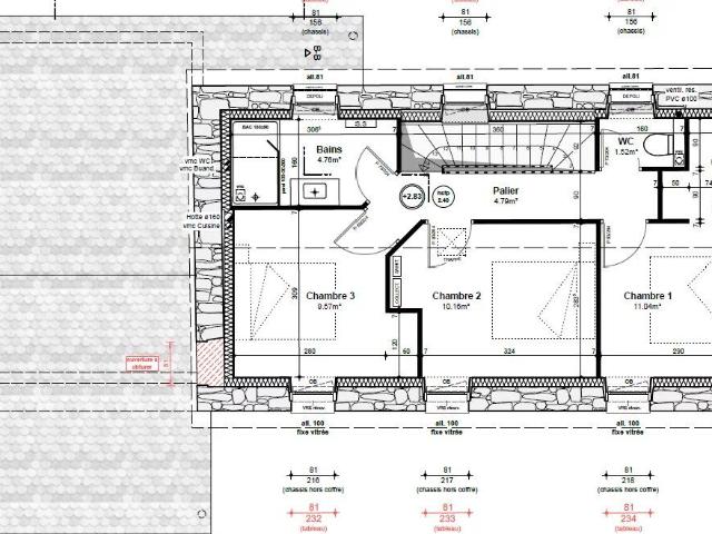 Location Maison 4 pièces 95 m2 à Auzits