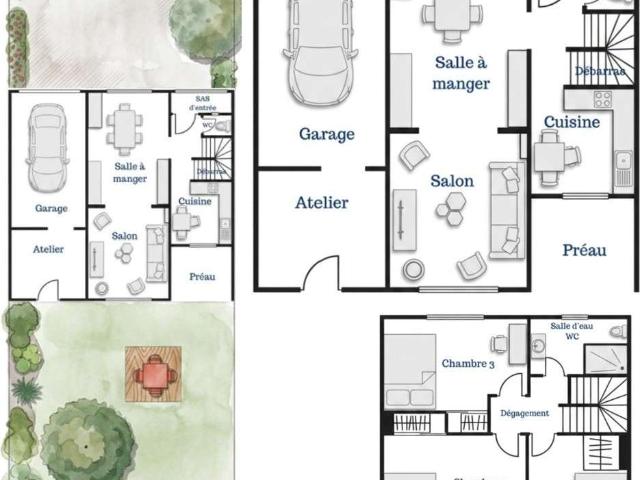 Location maison 5 pièces Sainte Gemmes sur Loire 49