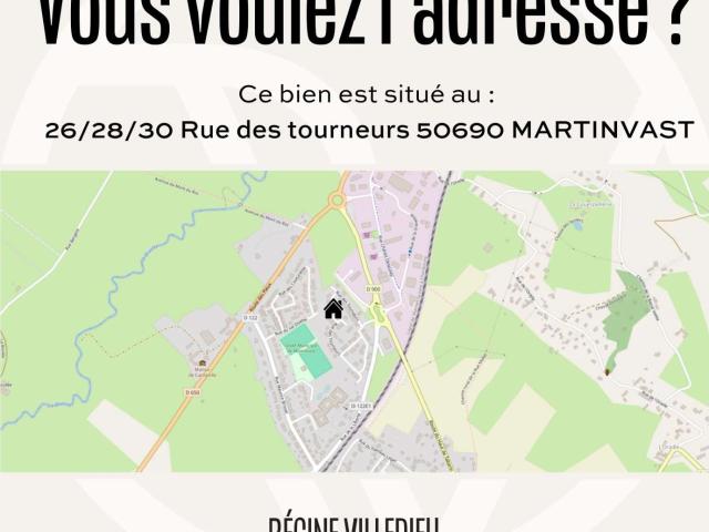 Location maison 6 pièces Martinvast 50