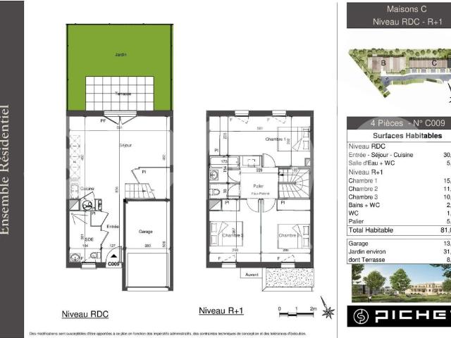 location maison 81 m² leognan 33850