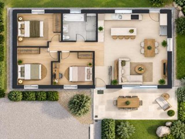 location maison alleins 80 m2 bouches du rhone 13980 1500 € / mois