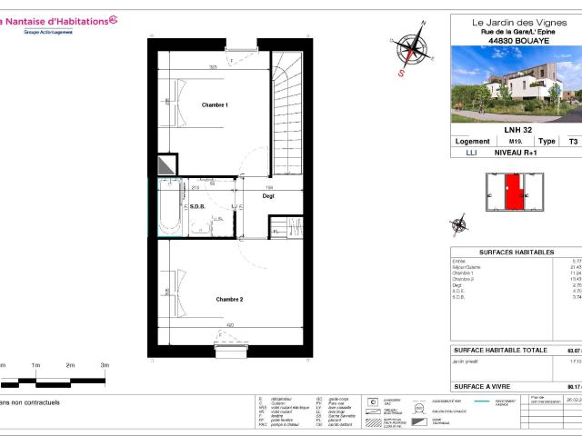 Location maison Bouaye 44