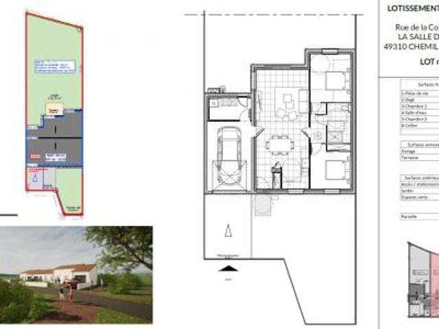 location maison salle de vihiers 72 m2 maine et loire 49310 488 € / mois