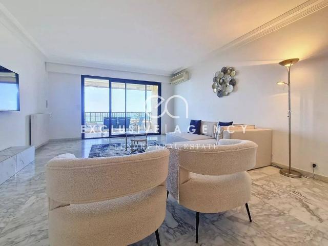 Location meublée à l’année Cannes 4 pièces 100m² Terrasse – Vue mer panoramique