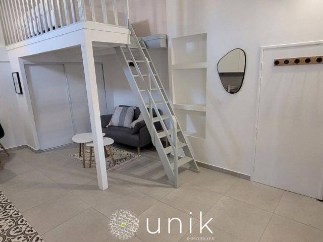 LOCATION POUR 9 MOIS STUDIO MEUBLE + MEZZANINE + CLIMATISATION