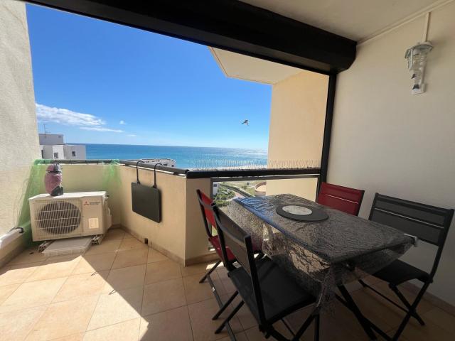Location saisonnière Studio vue mer WIFI et climatisation pour 3 personnes ! Groupement Immobilier 66