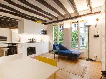 Location studio meublé de 23 m2 rue Charlot à Paris