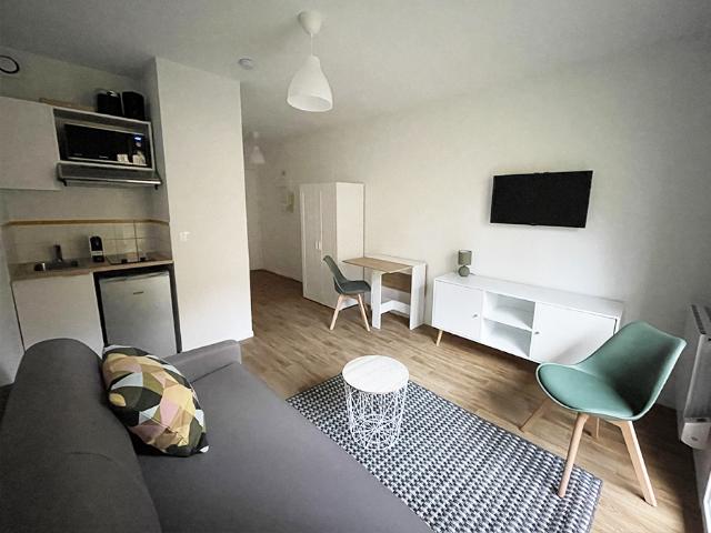 Location studio meublé 19m² Rouen Darnétal 76