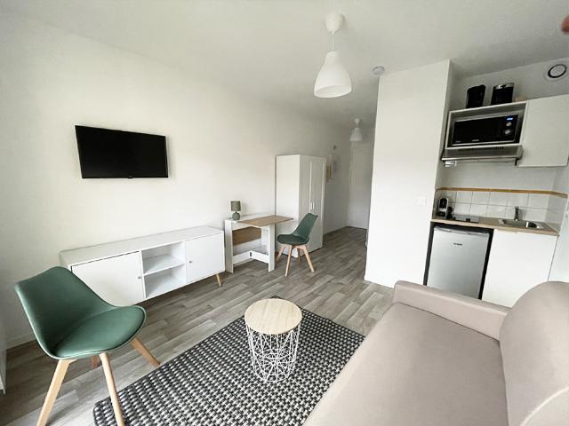 Location studio meublé 19m² Rouen Darnétal 76