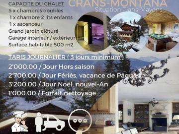 Flanthey, Lens, Siders, Wallis - Aufzug