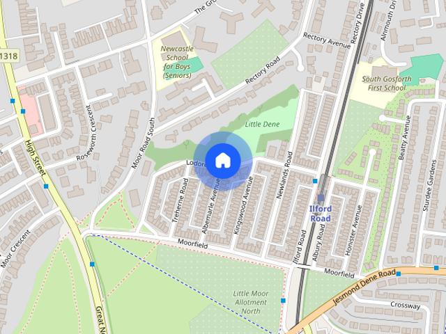 Lodore Road, High West Jesmond, Newcastle Upon Tyne, NE2
