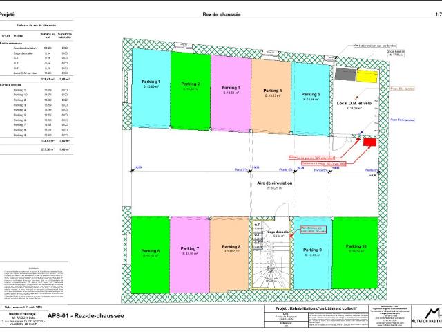 LODS, une surface brute à aménager 61,42 m2