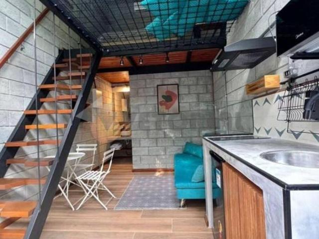Loft mobiliado á venda com 1 dormitório na Praia do Cigarras em São Sebastião SP