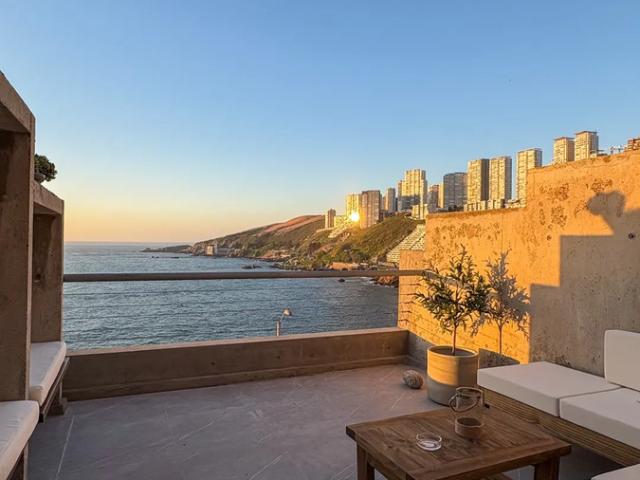 Loft amoblado en reñaca / vista panorámica al mar