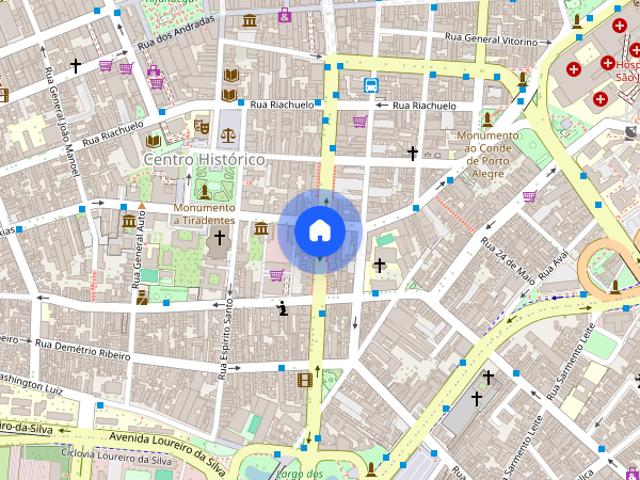 Loft com 1 quarto para alugar na Rua Senhor dos Passos, 154, Centro Histórico, Porto Alegre por R$ 2.300