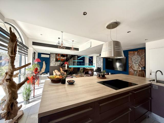 Loft de caractère 110m2 avec Terrasse et garage Mireval