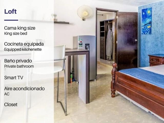 LOFT EN RENTA AMUEBLADO, MIGUEL ALEMAN GRD 1035