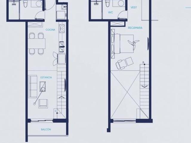 Loft en venta en Ciudad Granja Zapopan | 77 m² | 2 niveles | Amenidades