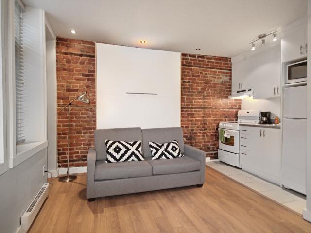 Loft studio entièrement meublé à louer Saint Jean Baptiste juillet 2026