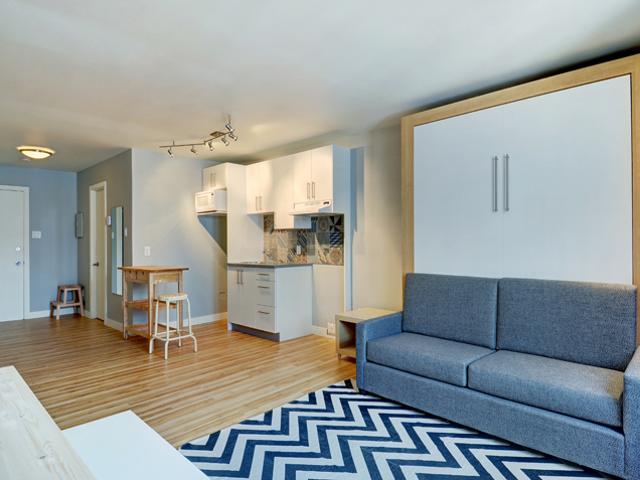 Loft studio entièrement meublé à louer Vieux Québec novembre 2026