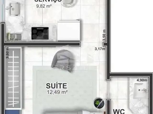 Loft para Venda em Porto Velho/RO Tiradentes 1 Quartos