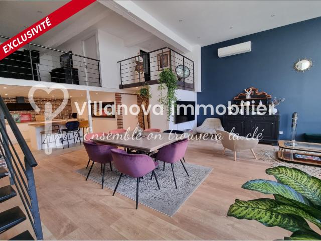 LOFT RARE 3 CHAMBRES 2 SALLES DE BAIN TERRASSE PARKING CAVE