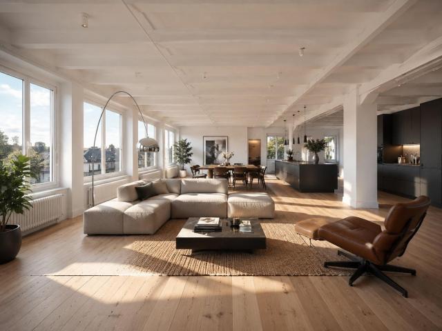 Loft Rohfläche 175 m² zur freien Gestaltung – Wohnen / Arbeiten möglich