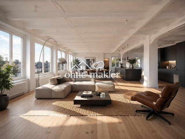 Loft Rohfläche 175 m² zur freien Gestaltung – Wohnen / Arbeiten möglich